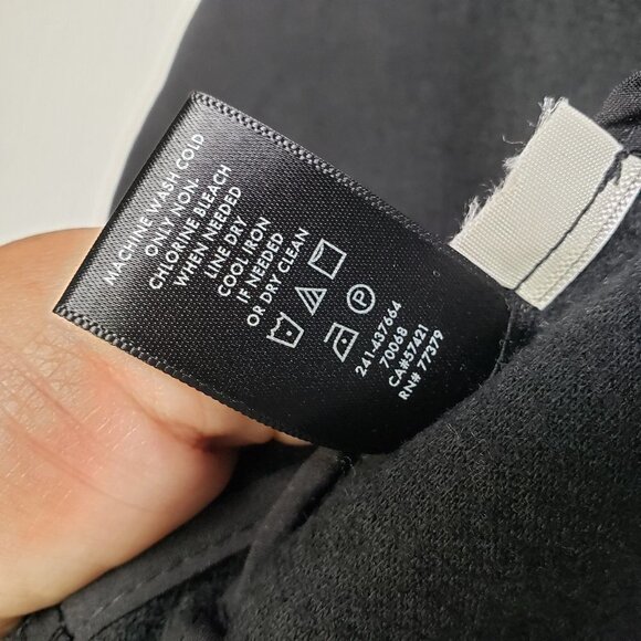 Ann Taylor Wool Blend Blazer Edge Stitched Single Button 10 Black Jacket - Picture 7 of 8